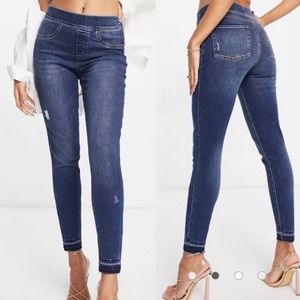 Spanx Distressed Ankle Skinny Jeans Size Medium